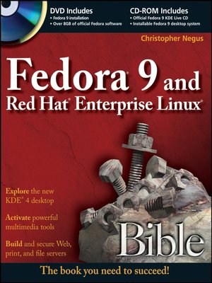 cover image of Fedora 9 and Red Hat Enterprise Linux Bible